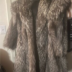 Genuine Gray Fox Coat